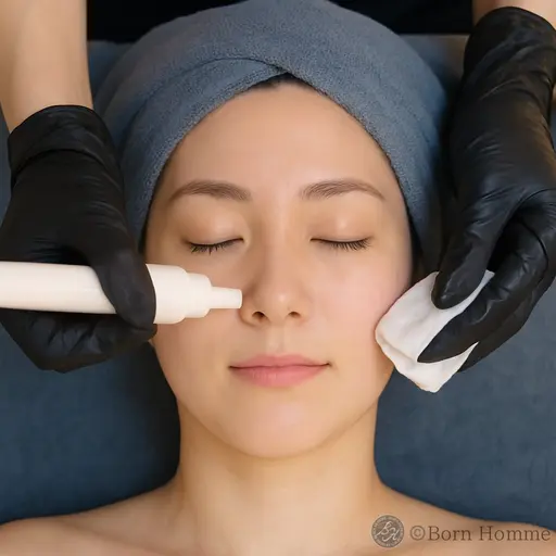 【人気No.1🔥角栓汚れゴッソリ】毛穴洗浄（顔全体​〜​首） × 美容液浸透ケア◎ニキビやいちご鼻でお悩みの方にも