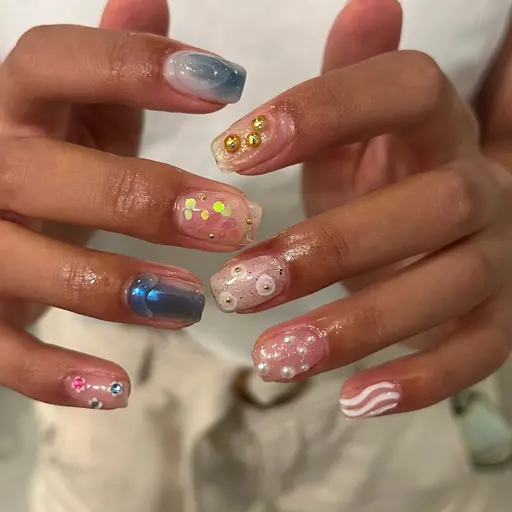 🎀オフ無🎀ニュアンスアートやり放題60min✨