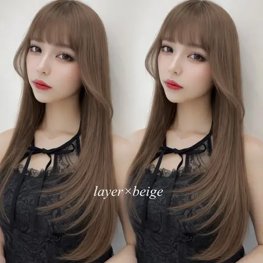 【ミニモ限定当日限定クーポン🩷】🎀似合わせカット✂️＋低ダメージカラー＋1steptreatment✨