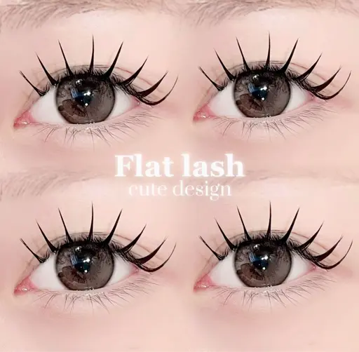 Lカール フラットラッシュ100本