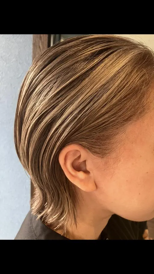 【卒・白髪染め】 🫧“透け艶ぼかしカラー”🫧+カット✨