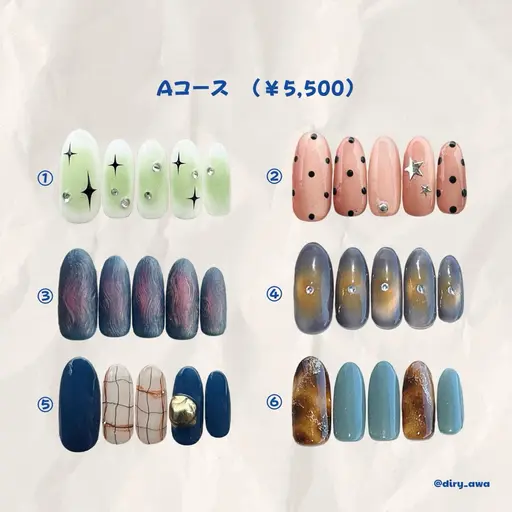 Aコース サンプルデザイン👑*°♡