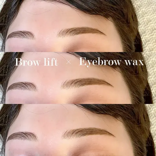 🩰【ふんわり仕上げのハリウッドブロウリフト（3Dブロウ）と美眉waxのセットメニュー】🩰💫