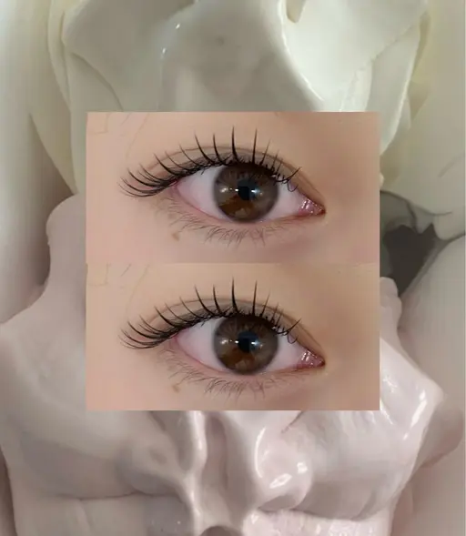 【期間限定】フラットラッシュ120本(オフ込み)パッチリな目元✨柔らかいつけ心地でモチも◎