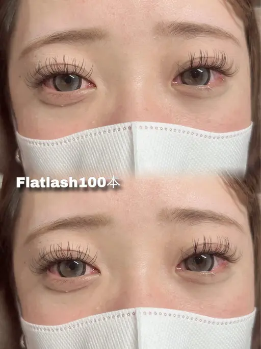 フラットラッシュ100本🌿【オフなし】