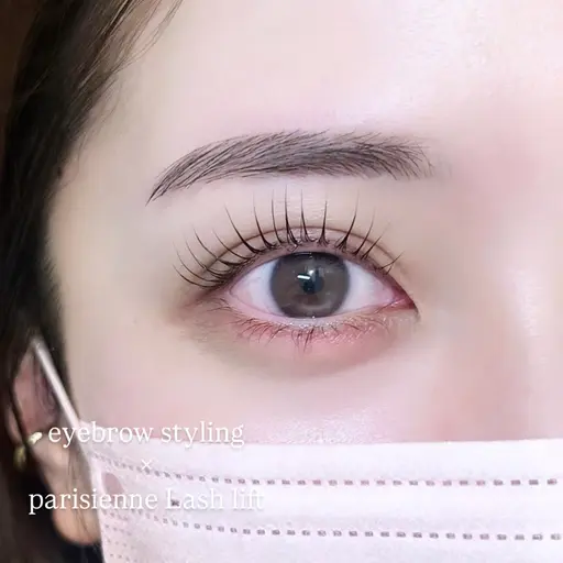 《💎美眉スタイリング(間引き・メイク無し)+まつ毛パーマorパリジェンヌ》 💎 —眉もまつげも綺麗に上品な印象に✨