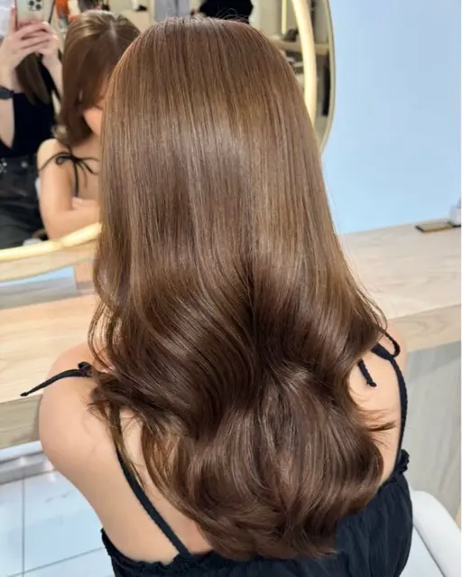 🤍ブリーチ無し透明感ワンカラー🤍【ロング料金あり】