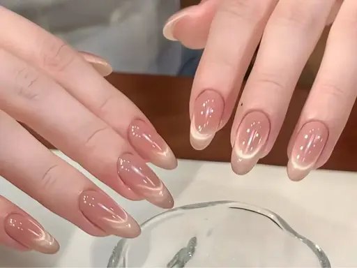 💖【大人気】🎀パラジェル付き🎀ワンホンマグネットフレンチ❣️ソフトジェルオフ込み