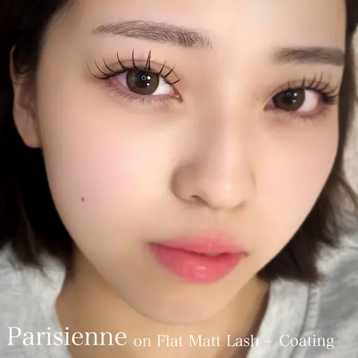 ▫️圧倒的な可愛さ😳❤️‍🔥束感パリエク【パーマ+フラットラッシュ100本まで】コーティング付き ￥10800～