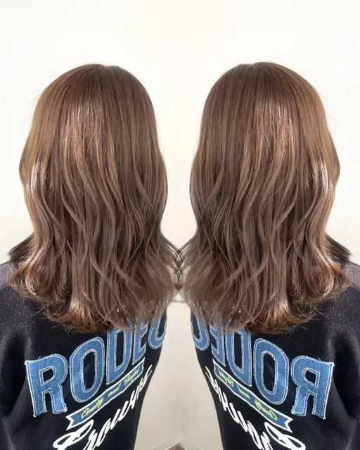 【暗髪卒業👼🏻🎓🌸】透明感抜群✨ブリーチ無しダブルカラー＋2step TR