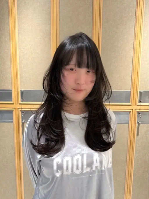 🩰レディースロングカット（レイヤーカットも◎）シャンプー+トリートメント+コテ巻き仕上げ✨
