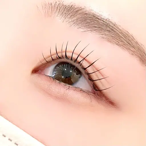 🧡💛【人気メニュー】‎💛🧡束感まつげパーマ／Allデザイン対応‬【高濃度美容液コーティング付】