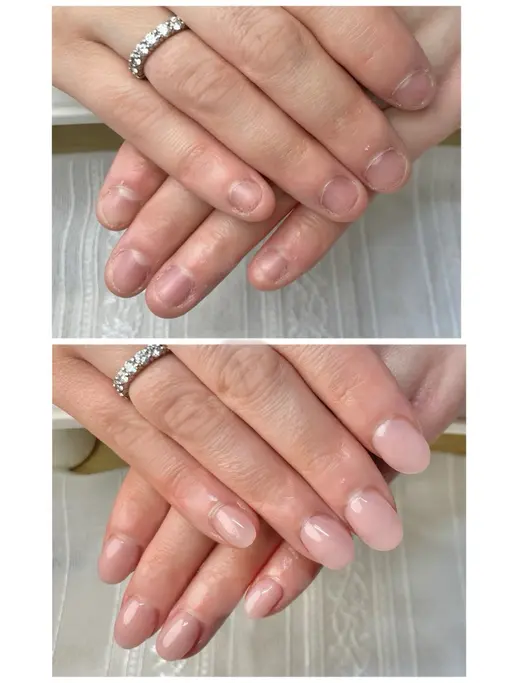 【最終枠：3/31のみ】【深爪の方限定】アクリルスカルプで10本長さだし＋ワンカラー