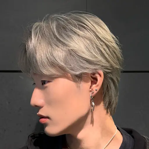 《イケてるメンズはハイトーン》メンズカット+ダメージレスダブルカラー🩵