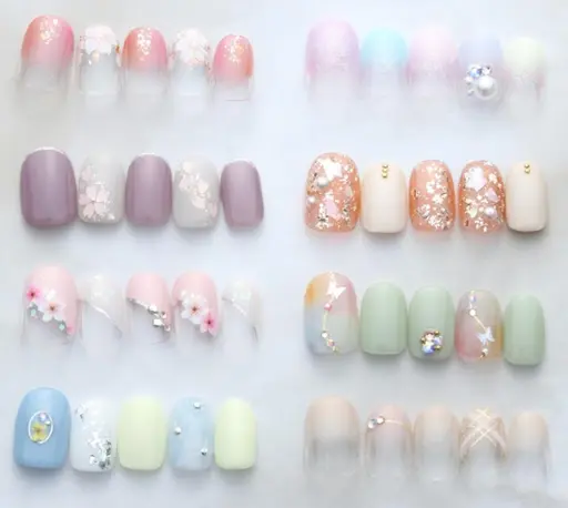 期間限定半額＆オフ無料！【90分】ハンドデザインコース（選べるデザイン・色配置変更可能）