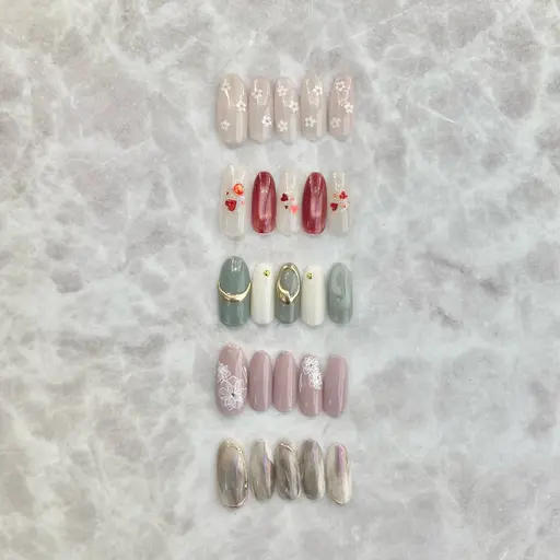 🎀定額ネイルデザイン🎀5種類の中からお好きなデザインを選んでいただきます🩵オフ有りのみ