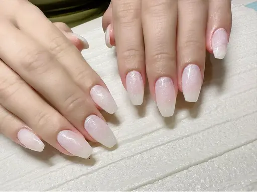 期間限定メニュー♡オフなし新規の方ハンドジェルネイル1カラーorラメグラデーション