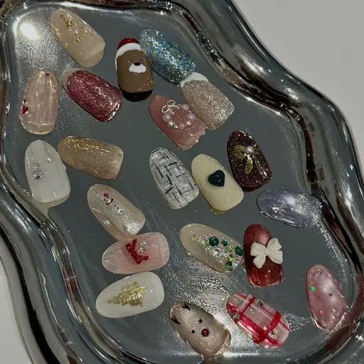 【オフなし】大人気！クリスマスネイル🎄