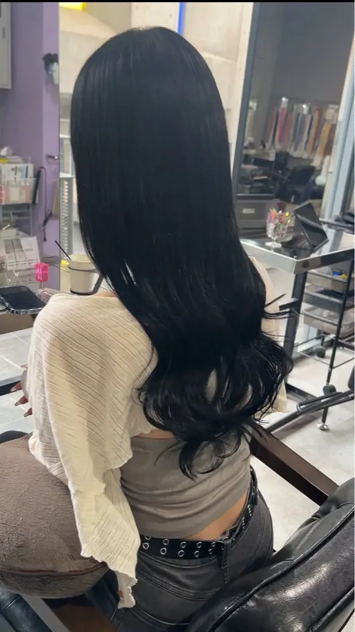 【tiktokで話題！京都初】 世界中で特許6Dヘアエクステ45cm80本～￥21600～