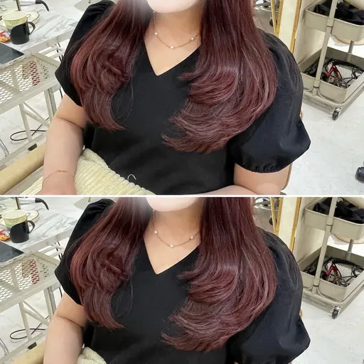 🌈女性限定！🦄カット+ケアカラー+超音波クイックTR🍁レイヤーカット/顔周り/髪質改善