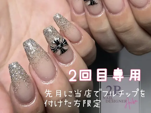 練習モデル【現金限定】オフ込・ジェル長さ出しモデル募集◇ワンカラー【選べるカラ400色】+フルチップ10本