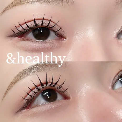 最新技術✨アンドヘルシー✨フラットラッシュ120本×パーマ