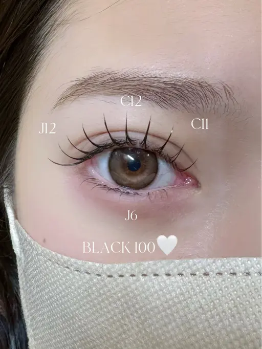 【まつげエクステ】flat lash 120本までつけ放題🩷上下振り分け可能🩷