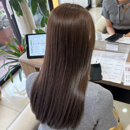 【透明感爆誕🤦🏻‍♀️💗】ブリーチなしダブルカラー➕集中ケアトリートメント