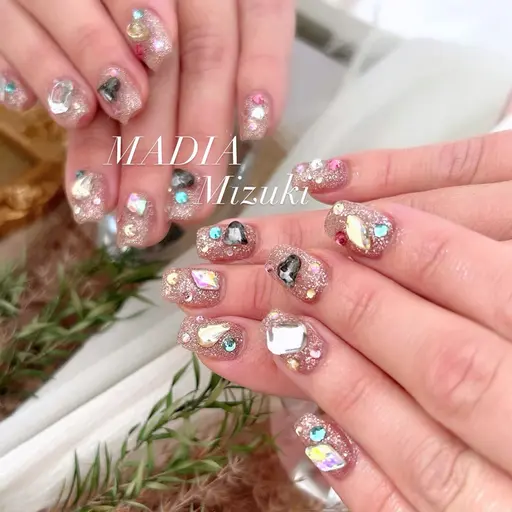 オフなし💜ジェル【ストーン付け放題】