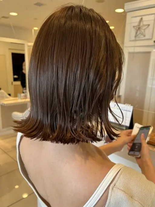 【湿気対策☔️】カット+髪質改善髪ストレート+2stepトリートメント🌈✨