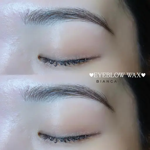 アイブロウデザイン WAX+メイク仕上げ🤍