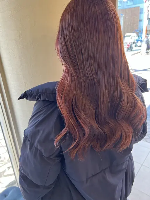 カット(ボブ、ミディアム、ロング限定)、　　カラー(ブリーチなし)