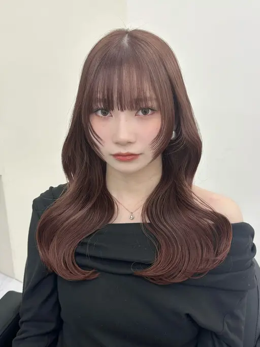 【ミニモ学割💎】ブリーチなしWケアカラー＋似合わせカット✂️＋超音波クイックTR✨️(赤み消し/初カラー/レイヤー)