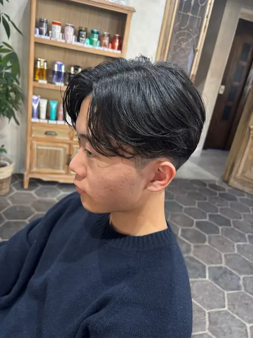 メンズ限定🟦｜曲がる縮毛矯正✨️、地毛風縮毛矯正✨️