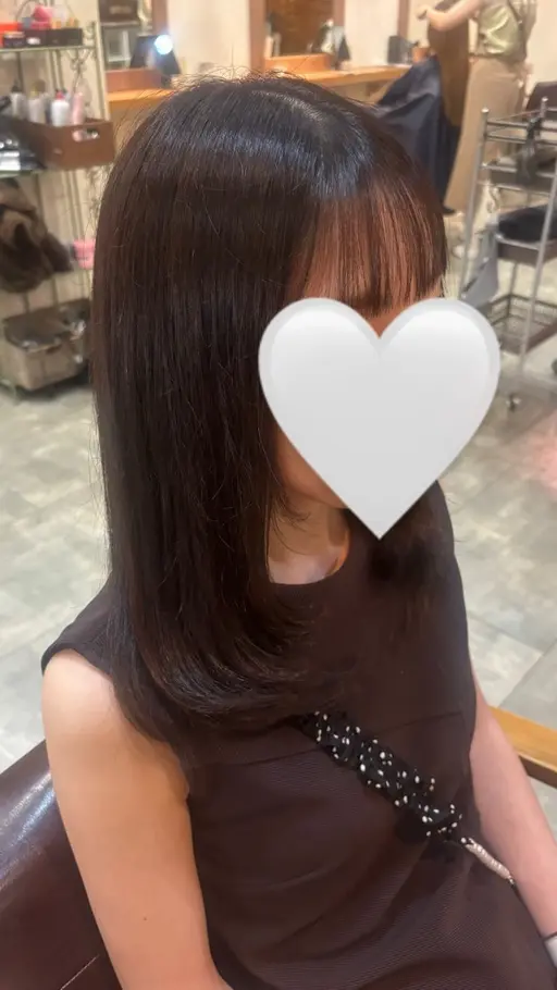 レイヤーカット(5cm以上切らせて頂きます！)