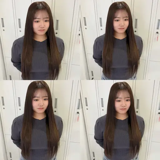 💗エクステメニュー人気No.2💗ワンカラー＋Aujuaトリートメント＋シールエクステ80本((カット込))