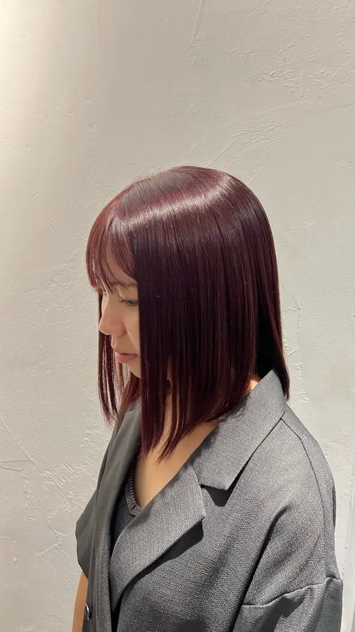 ボブカット+オージュアクイックトリートメント