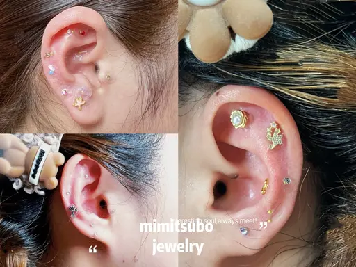 （SNS大人気)✨耳ツボジュエリー💎(15個付き)