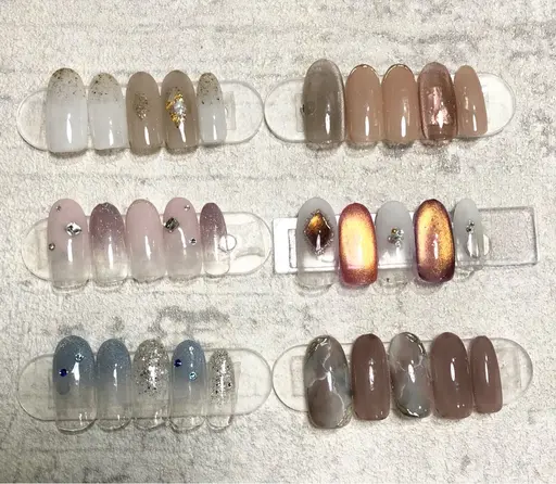 デザインネイル (オフあり、オフなし)