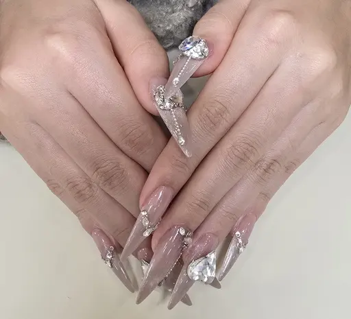 [研修中］長さだしアートやり放題150分♥フィルイン対応❤︎甘皮処理付き