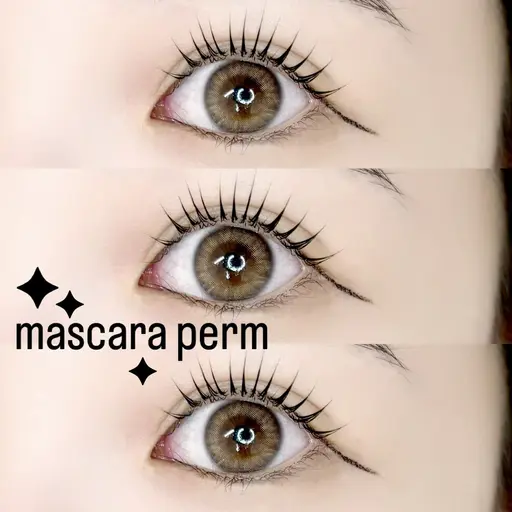 【韓国発🎀ブラックティント】マスカラパーマ🖤アイシャンプー付き¥6500