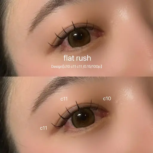 【12​〜​15時限定クーポン🥞】LEDマツエク100本（コーティング付/オフ無）