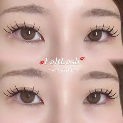 【学割】フラットラッシュ100本➕束感コーティング🍀*゜（オフ込み）