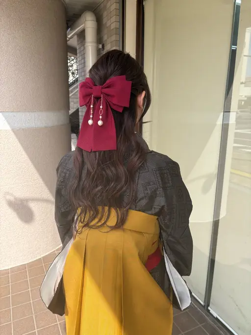 早朝予約承ります！🎓卒業式🎓袴着付け+アップ✨