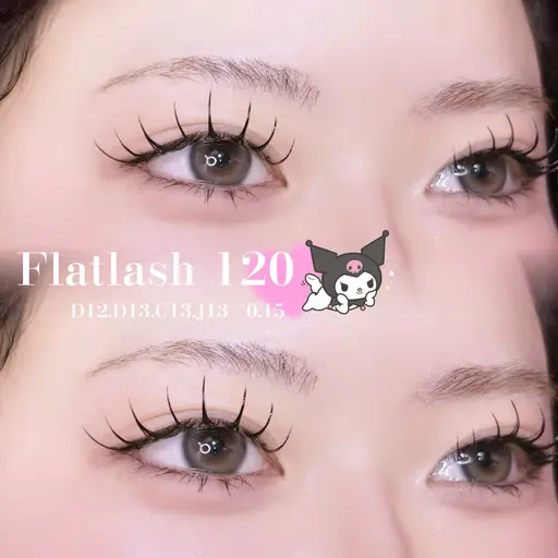 【3/12限定‼️♡】フラットラッシュ80本~100本🤍束感コーティング仕上げ