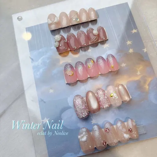 [オフあり]Winter nail  .*･ﾟ☃️.ﾟ･*.