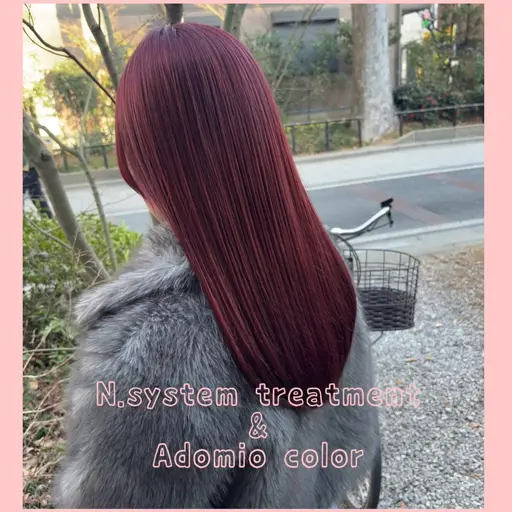 🌸３月平日限定🌸肌馴染み抜群❣️透明感カラー＋似合わせトレンドカット＋最新髪質改善トリートメント【2step】