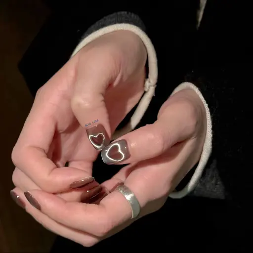 🫶🏻NEW!!💥可愛さ倍増🧡ハートマグネット4本デザイン✨ケア込み