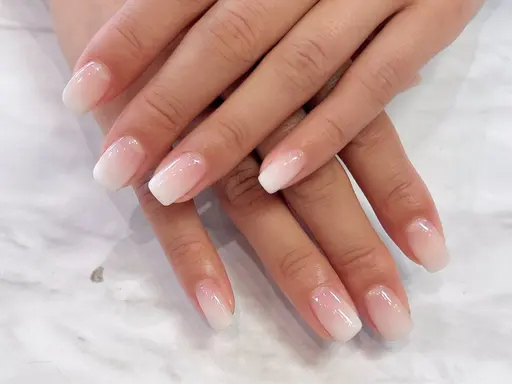 エアブラシ白グラデーション