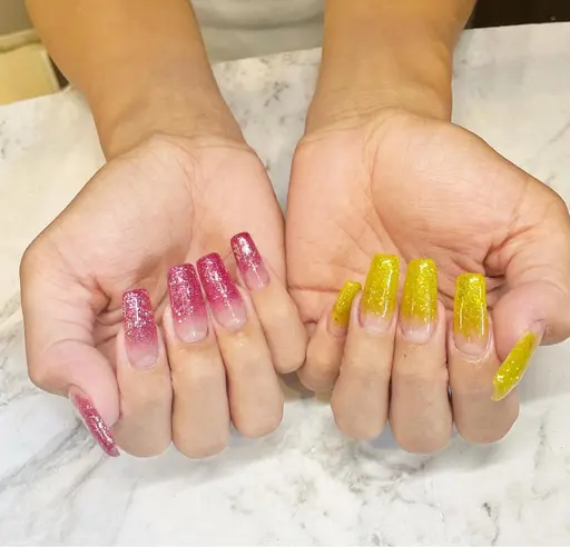 ワンカラーorラメグラデーション✨